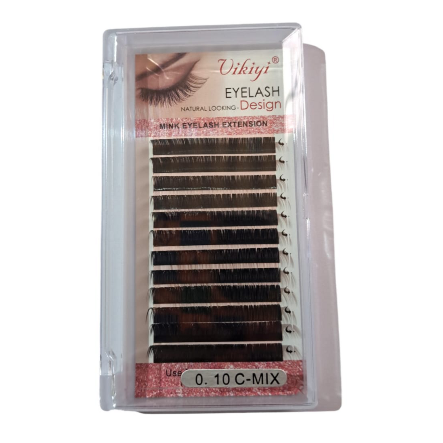 Individual Classic Single Lash Tray (12 Rows) 0.10C Mix