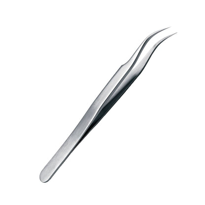 Long bend tweezer stainless steel