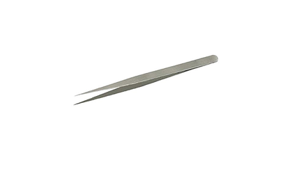 Long nose straight point tweezer stainless steel