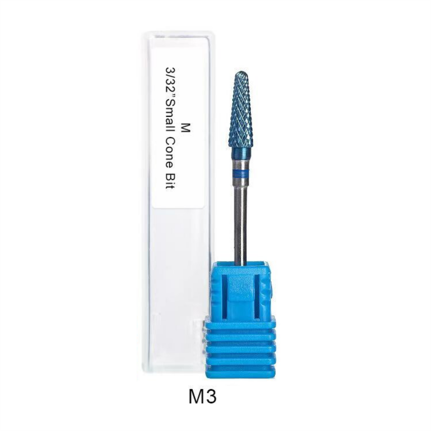 Tungsten Blue Nail Drill Bit M3 - Small Cone Bit