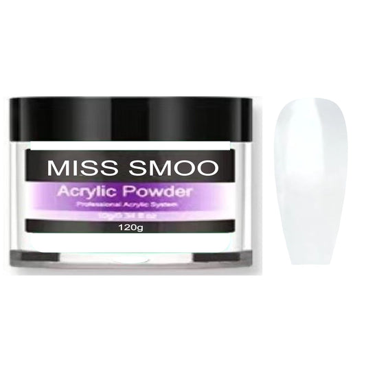 Miss Smoo Acrylic Nail Powder 120g Clear