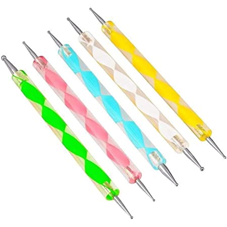 Nail dotting tool 5pcs Mix colour