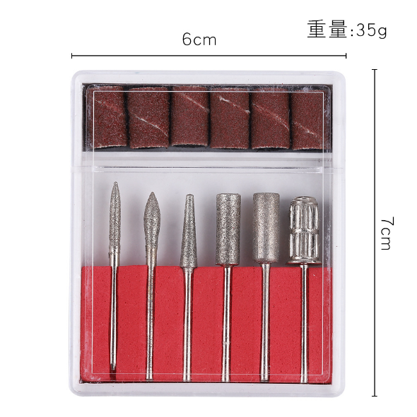 Drill bit set 6pcs with sanding paper