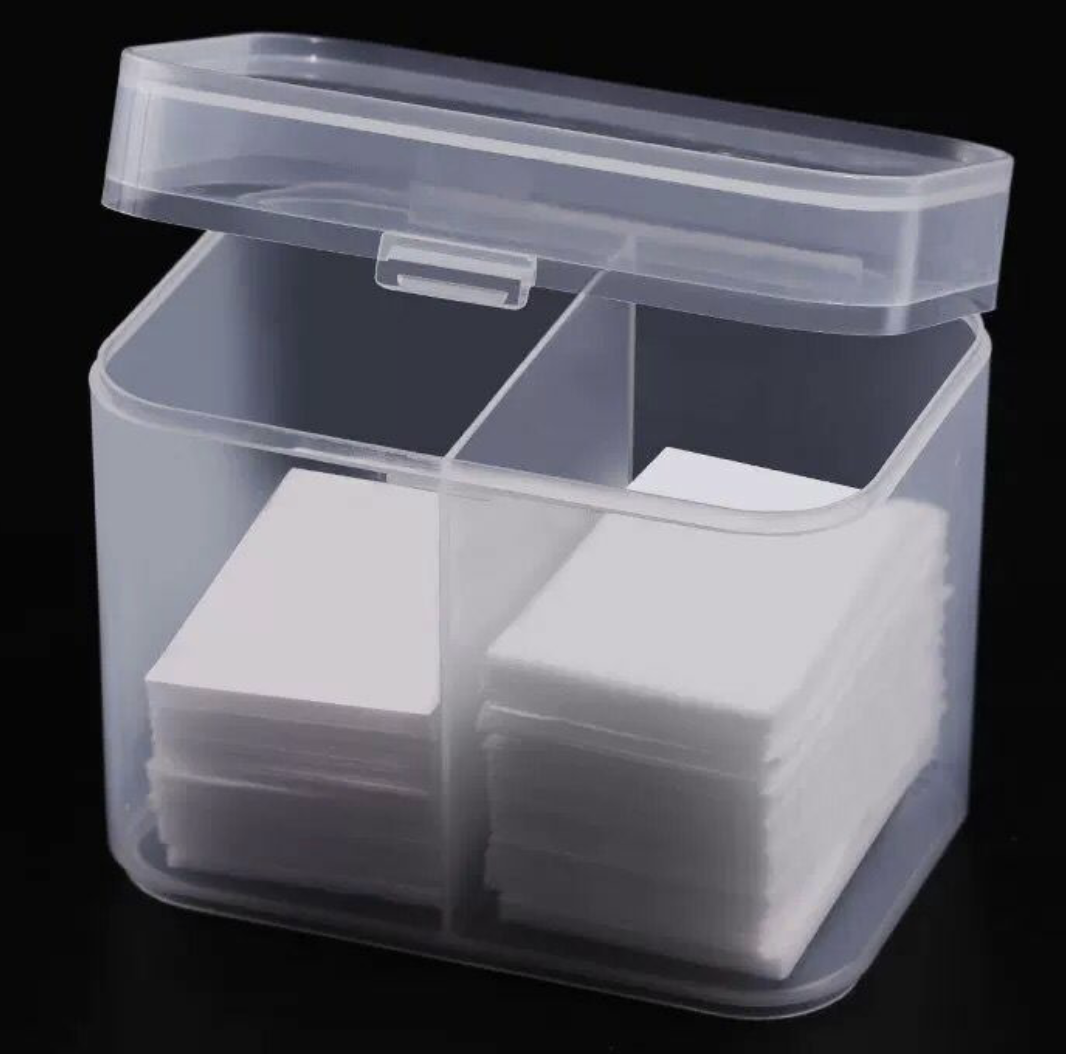 Nail Wipe Storage Box - Clear