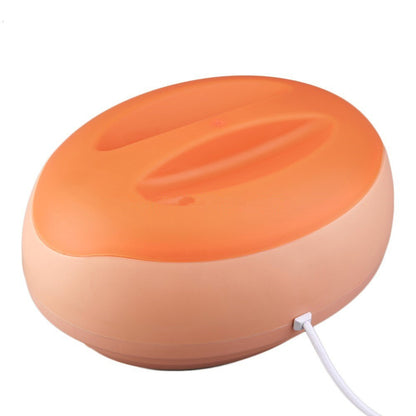 Orange Paraffin Therapy Bath Wax Pot 1Lt Warmer Beauty Salon Spa Wax Heater Machine for Hands and Feet