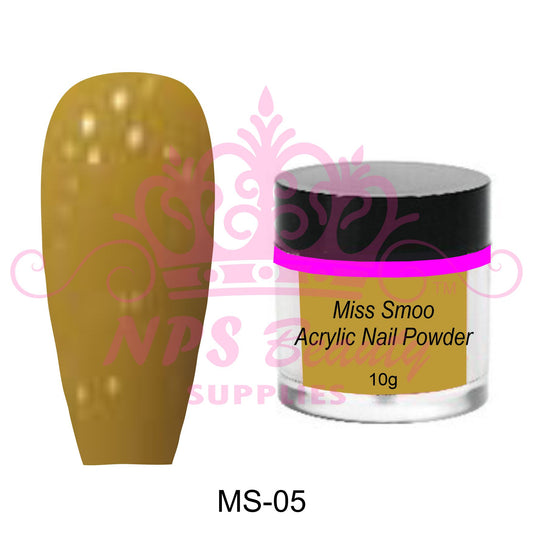 Miss Smoo Acrylic Nail Powder Maize 10g or 30g MS05