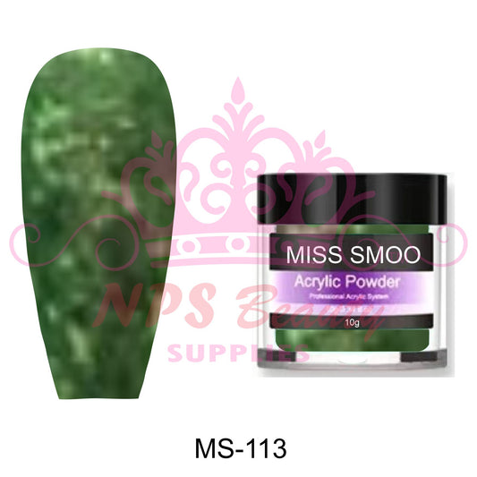 Miss Smoo Acrylic Nail Powder glitter colour 10g or 30g MS113