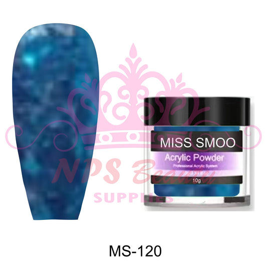 Miss Smoo Acrylic Nail Powder glitter colour 10g or 30g MS120