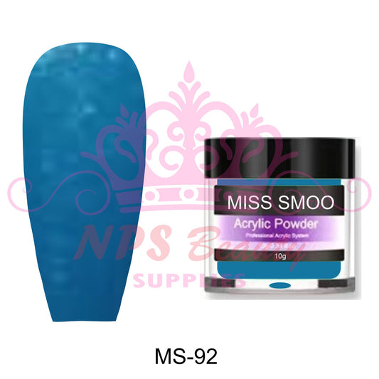 Miss Smoo Acrylic Nail Powder glitter colour 10g or 30g MS92