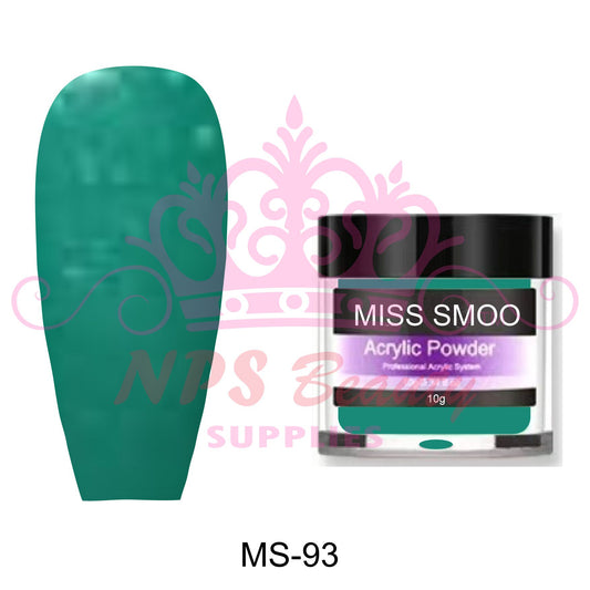 Miss Smoo Acrylic Nail Powder glitter colour 10g or 30g MS93