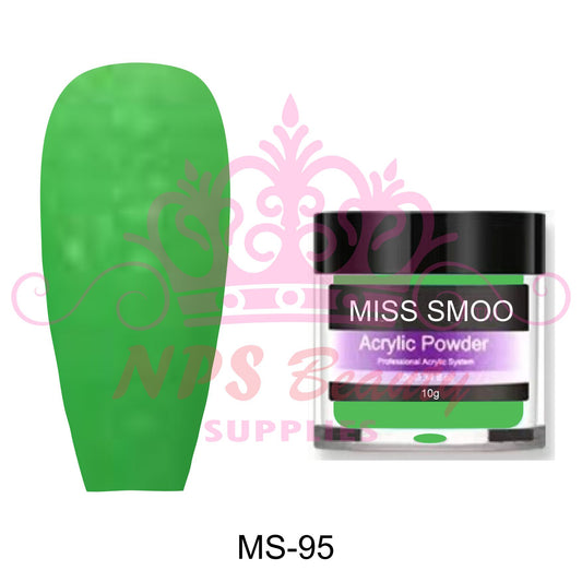 Miss Smoo Acrylic Nail Powder glitter colour 10g or 30g MS95