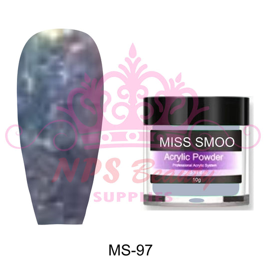 Miss Smoo Acrylic Nail Powder glitter colour 10g or 30g MS97