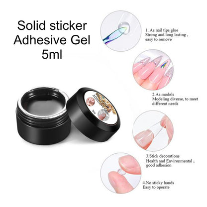 Solid Sticker Adhesive Function Gel / Press on Nail Gel 8ml